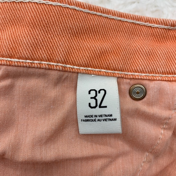 BDG Urban Outfitters Cut-Off Carpenter Shorts Washed Coral Sz 32 - Picture 8 of 12